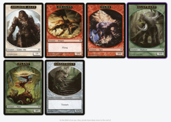 WWK Worldwake Tokens 10x Lots - MTG Magic: The Gathering - Image 1