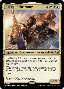 [MTG] Rafiq of the Many (Foil) (0352) (CMM) NM - Image 1