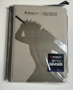 ULTRA PRO Magic MTG Final Fantasy 9-Pocket Premium Zippered PRO-Binder Cloud NEW - Image 1