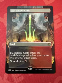 MTG Phyrexia: All Will Be One ONE Blackcleave Cliffs MINT - Image 1