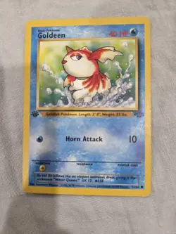 Goldeen - 53/64 - Common - 1st Edition PL English Pokemon Jungle - Image 1