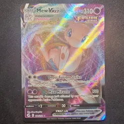 Pokemon Mew VMAX 114/264 Fusion Strike Ultra Rare Holo Psychic 310 HP - Image 1