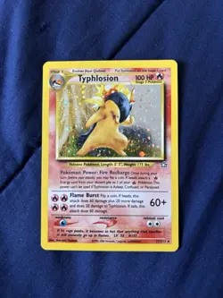 Pokemon Neo Genesis Typhlosion 17/111 Holo Nintendo Card - Image 2