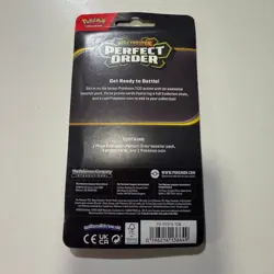 Pokemon Perfect Order Premium Checklane Blister Booster Pack Meganium Line - NEW - Image 2