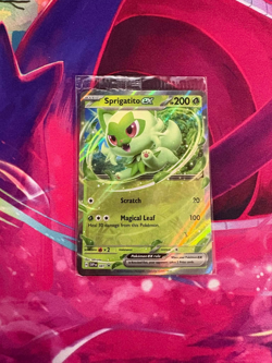 Sprigatito ex SVP087 Black Star Promo Sealed Pokemon TCG - Image 1