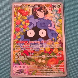 Pokemon ASC Erika's Tangela Full Art Holo Secret Rare Card 218/217 - Image 1