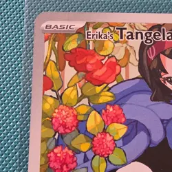 Pokemon ASC Erika's Tangela Full Art Holo Secret Rare Card 218/217 - Image 3