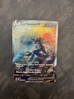 Pokemon Card Hisuian Samurott V GG51/GG70 Crown Zenith: Galarian Gallery NM - Image 1