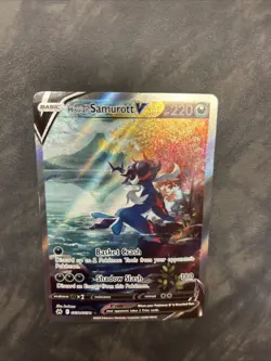 Pokemon Card Hisuian Samurott V GG51/GG70 Crown Zenith: Galarian Gallery NM - Image 3