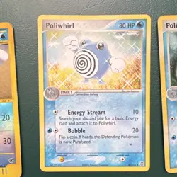 Pokemon Poliwhirl Poliwrath Holo Nintendo 2002 2004 Card Lot - Image 3