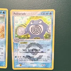 Pokemon Poliwhirl Poliwrath Holo Nintendo 2002 2004 Card Lot - Image 4