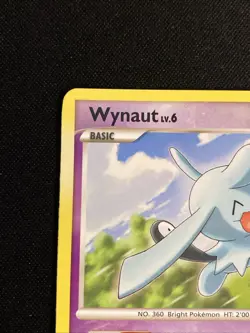 POKEMON WYNAUT 42/130 2007 DIAMOND & PEARL NON HOLO CARD - Image 3