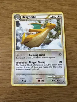 2010 Pokemon - HeartGold SoulSilver: Triumphant Dragonite #18/102 Normal - Image 1