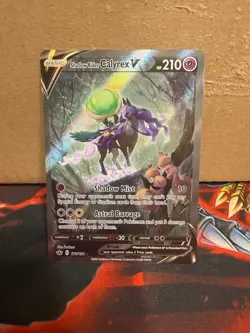 Pokemon TCG Chilling Reign #172/198 Shadow Rider Calyrex V (Alternate Art) NM - Image 1