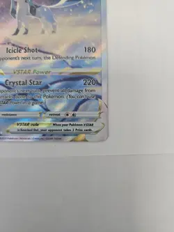 Pokemon 2023 SWSH Crown Zenith Glaceon VSTAR Galarian Gallery #GG40/GG70 - Image 3