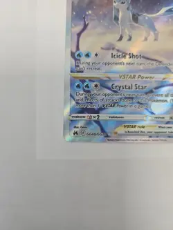 Pokemon 2023 SWSH Crown Zenith Glaceon VSTAR Galarian Gallery #GG40/GG70 - Image 4