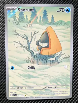 Pokemon TCG Snorunt Illustration Rare Ascended Heroes 227/217 NM/M - Image 1