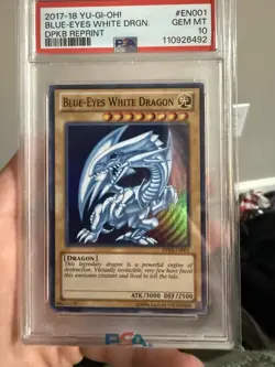 Blue-Eyes White Dragon DPKB-EN001 Duelist Pack Kaiba - PSA 10 pop 12 - Image 1