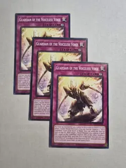 Yugioh! 3x Guardian of the Voiceless Voice MP25-EN396 Common 1st Ed NM - Image 1