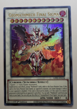 Yu-Gi-Oh Geomathmech Final Sigma Ultra Rare 1st Edition GFP2-EN134 - Image 1