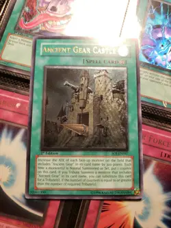Yugioh - Ancient Gear Castle SOI-EN047 Ultimate Rare 1st Edition - Image 1