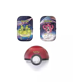 Pokemon Paldean Fates Tins (2) + Poke Ball (Random) (lot of 2) - Image 2