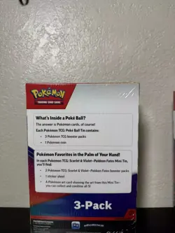 Pokemon Paldean Fates Tins (2) + Poke Ball (Random) (lot of 2) - Image 4