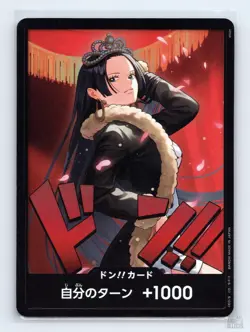 DON!! Card (Boa Hancock) Foil EB03 JP One Piece NM - Image 1