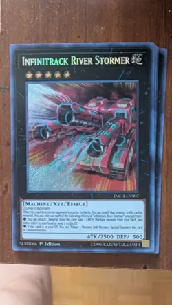 Infinitrack River Stormer INCH-EN007 Secret Rare 1st Edition NM Yugioh - Image 1
