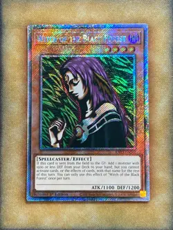 Yugioh Witch of the Black Forest RA03-EN091 Platinum Secret Rare 1st Ed NM - Image 1