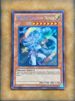 Yugioh White Dragon Ninja ORCS-EN084 Secret Rare LP - Image 1