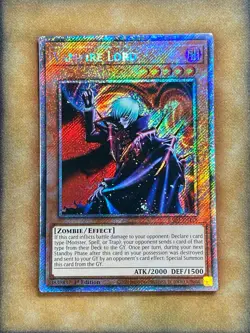Yugioh Vampire Lord RA03-EN128 Platinum Secret Rare 1st Ed NM - Image 1