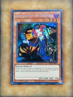 Yugioh Tour Guide From the Underworld RA01-EN005 Secret Rare 1st Ed NM - Image 1