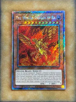 Yugioh The Winged Dragon of Ra RA03-EN137 Platinum Secret Rare 1st Ed NM - Image 1
