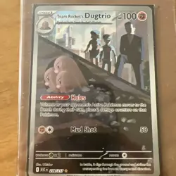 Team Rockets Dugtrio - 239/217 - Ascended Heroes - Illustration Rare Pokemon TCG - Image 1
