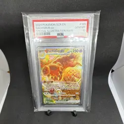 Pokemon Dachsbun ex 169/142 Stellar Crown Special Illustration Rare Holo PSA 10 - Image 1