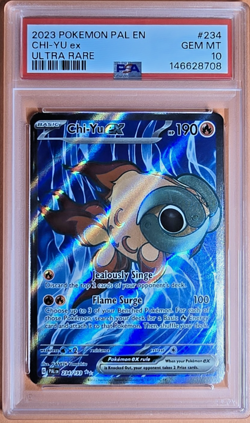 PSA 10 Gem Mint 2023 Pokemon ~ Chi-Yu ex ~ PALDEA EVOLVED Ultra Rare #234 - Image 1