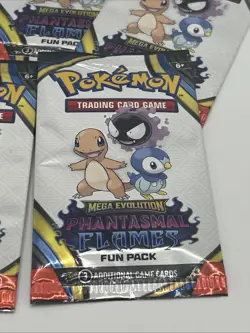 Lot 25 Pokemon Fun Mega Evolution Phantasmal Flames - Image 2