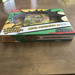 Pokemon Mega Evolution Ascended Heros Mega Meganium Ex Box Factory Sealed - Image 3