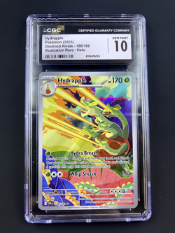 Pokemon 2025 Hydrapple 188/182 Holo IR Destined Rivals GEM MINT CGC 10 - Image 1