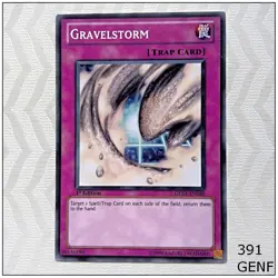 Gravelstorm - GENF-EN080 - Common 1st Edition Yugioh - Image 1