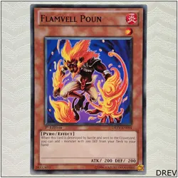 Flamvell Poun - DREV-EN094 - Common 1st Edition Yugioh - Image 1