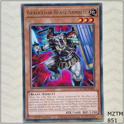Gladiator Beast Samnite - MZTM-EN069 - Rare 1st Edition Yugioh - Image 1