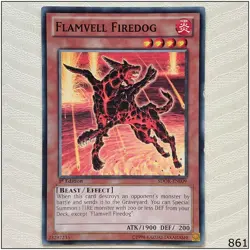 Flamvell Firedog - SDOK-EN009 - Common 1st Edition Yugioh - Image 1