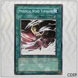 Mystical Wind Typhoon - CDIP-EN045 - Common 1st Edition Yugioh - Image 1