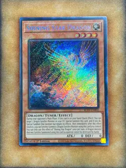 Yugioh Shining Star Dragon BLTR-EN002 Secret Rare 1st Ed NM - Image 1