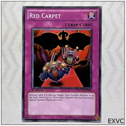 Red Carpet - EXVC-EN063 - Common 1st Edition Yugioh - Image 1