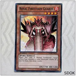 Royal Firestorm Guards - SDOK-EN012 - Common 1st Edition Yugioh - Image 1