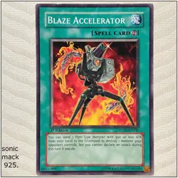 Blaze Accelerator - FOTB-EN040 - Common 1st Edition Yugioh - Image 1