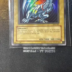 Blue-Eyes White Dragon SDK-001 Ultra Rare Starter Deck Kaiba NM - Image 2